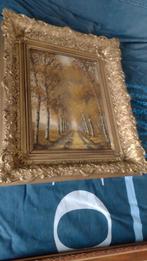Prachtig schilderij  in vergulde lijst ! kunstenaar openneer, Ophalen of Verzenden