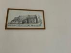 Tekening van een boerderij, Antiek en Kunst, Kunst | Tekeningen en Foto's, Ophalen