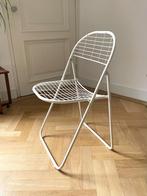 Vintage, klapstoel, draadstoel, Niels Gammelgaard Ikea, ‘80s, Huis en Inrichting, Stoelen, Ophalen, Vintage, retro, mid century, Deens design, antiek, Dutch