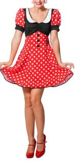 Leuk rood/wit/zwart MINNIE MOUSE jurkje, Gedragen, Carnaval, Ophalen of Verzenden, Kleding