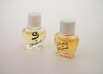 Schiaparelli micro parfum mini's Shocking & "S" - P, Verzamelen, Parfumverzamelingen, Ophalen of Verzenden, Miniatuur, Gevuld