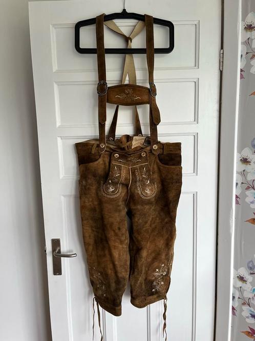 Alpin Lederhosen XXL / 56 - Zo goed als nieuw, Antiek en Kunst, Antiek | Kleding en Accessoires, Heren, Ophalen of Verzenden