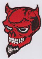 Satan Devil stoffen opstrijk patch embleem #1, Motoren, Ophalen of Verzenden