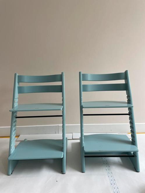 Triptrap kinderstoel Stokke Aqua 2x, Kinderen en Baby's, Kinderstoelen, Zo goed als nieuw, Meegroeistoel, Ophalen of Verzenden