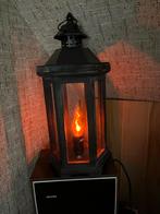 Lantaarn met vlamverlichting, Ophalen of Verzenden, Zo goed als nieuw