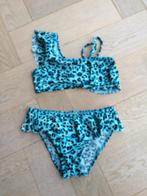 ZGAN hele nette blauwe bikini met schuine schouder 116/122, Power Flower, Meisje, Ophalen of Verzenden, Zo goed als nieuw