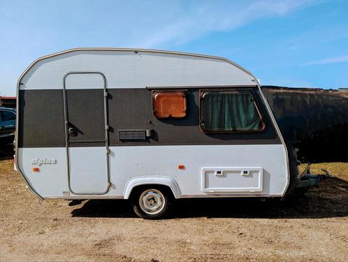 Sprite Alpine (retro caravan) 5 personen, Caravans en Kamperen, Caravans, Particulier, tot en met 5, 500 - 750 kg, Sprite, 4 tot 5 meter