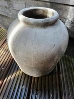 Betonlook (bloem)pot., Huis en Inrichting, Woonaccessoires | Vazen, Ophalen, Zo goed als nieuw, Overige kleuren, Minder dan 50 cm