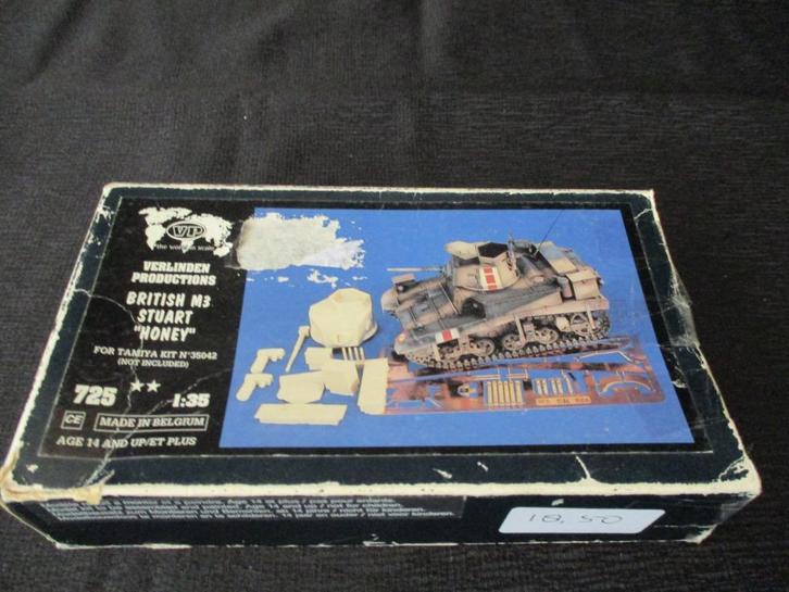 D-402,VERLINDEN 1-35,NO,725,British M3 Stuart -Honey- (Tamiy, Hobby en Vrije tijd, Modelbouw | Auto's en Voertuigen, Nieuw, Verzenden