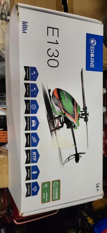 Eachine E130 RC Helikopter + 3 Lipo's beschikbaar voor biedingen