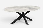 Italiaans Arabescato Vagli marmer eettafel - 200x90cm, Huis en Inrichting, Tafels | Eettafels, Nieuw, Vijf personen of meer, 150 tot 200 cm