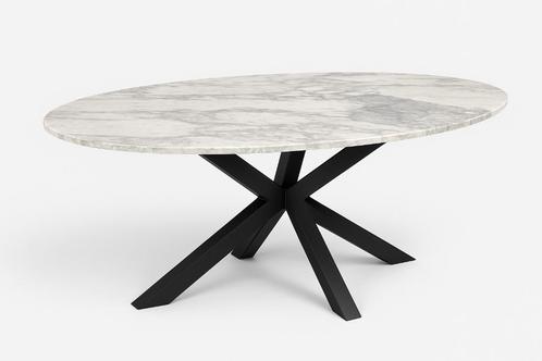 Italiaans Arabescato Vagli marmer eettafel - 200x90cm, Huis en Inrichting, Tafels | Eettafels, Nieuw, 50 tot 100 cm, 150 tot 200 cm