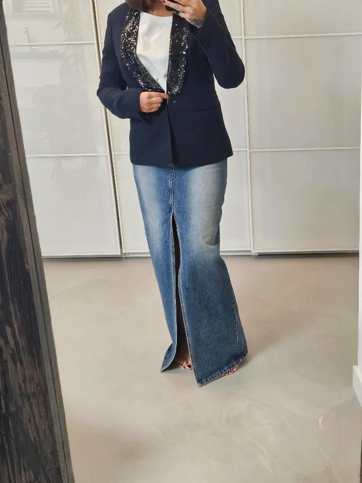 Frankie shop spijkerrok nieuw maat 38, Kleding | Dames, Rokken, Nieuw, Maat 38/40 (M), Blauw, Onder de knie, Verzenden