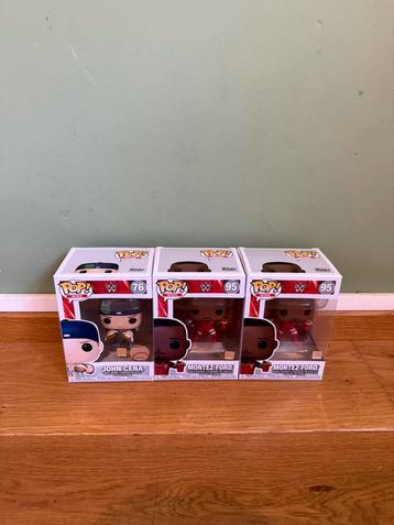 Partij Funko Pops WWE (3 stuks) beschikbaar voor biedingen