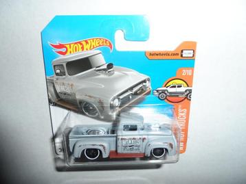 Hot Wheels - Custom '56 Ford Truck (grijs) 1:64 beschikbaar voor biedingen
