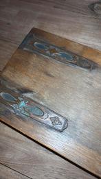 Oud scheerkistje hout, Antiek en Kunst, Ophalen of Verzenden