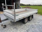 Hapert plateauwagen 305x160 + afdekzeil. Prijs = NETTO!, Auto diversen, Aanhangers en Bagagewagens, Ophalen, Zo goed als nieuw