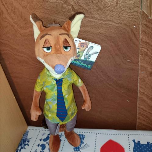 Zootropolis Nick Wilde knuffel nieuw met kaartje, Kinderen en Baby's, Speelgoed | Knuffels en Pluche, Ophalen of Verzenden