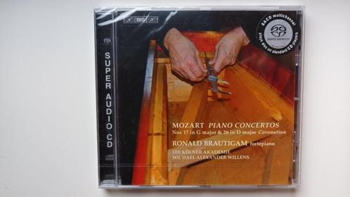 Sac-CD - Mozart - Pianoconcerten 17 & 26 - Ronald Brautigam, Cd's en Dvd's, Cd's | Klassiek, Nieuw in verpakking, Orkest of Ballet