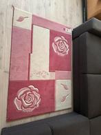 Roze vloerkleed met roze design, Ophalen of Verzenden, Zo goed als nieuw, Rechthoekig