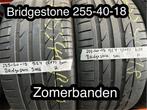 2X 255-40-18 Bridgestone zomerbanden (  RFT), Ophalen, 18 inch, Gebruikt, 255 mm