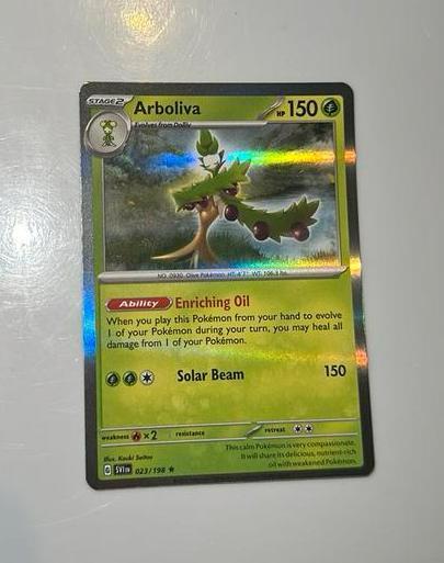 Arboliva 023/198, Hobby en Vrije tijd, Verzamelkaartspellen | Pokémon, Zo goed als nieuw, Losse kaart, Ophalen of Verzenden