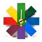 Normann Copenhagen - Watch me - aluminium wandklok- design, Ophalen, Tweedehands, Tweedehands, Zo goed als nieuw