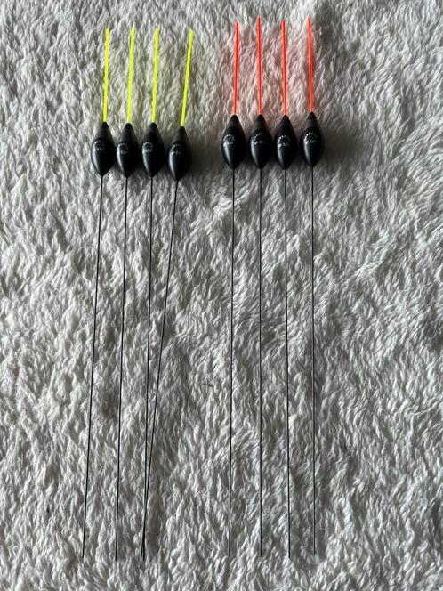 adv 413 / NIEUW serie 8 dobbers TUBERTINI 0,50gr, Watersport en Boten, Hengelsport | Witvissen, Nieuw, Dobber of Lood, Ophalen of Verzenden