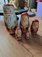 Houten nestpoppen. Kerstman, Ophalen of Verzenden, Gebruikt