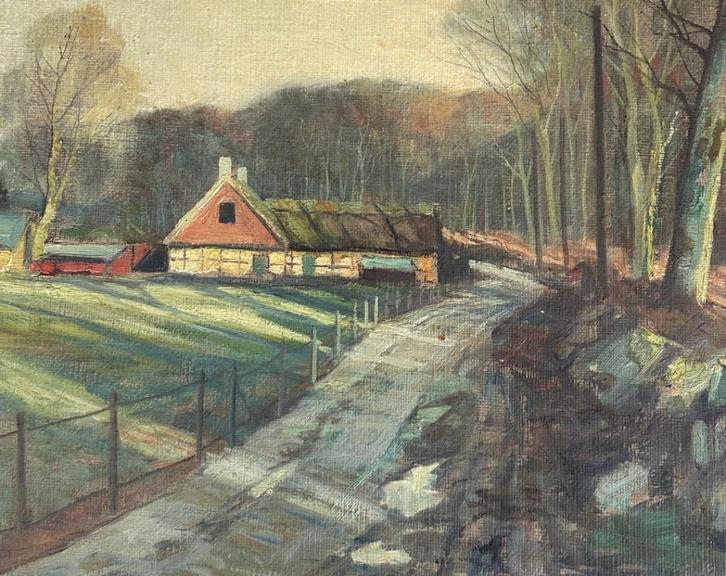 Carl Wennemoes (1890-1965), Antiek en Kunst, Kunst | Schilderijen | Klassiek, Ophalen of Verzenden