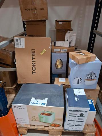 Pallet Keukenapparatuur: Rijstkokers, Messen, Kookplaat beschikbaar voor biedingen