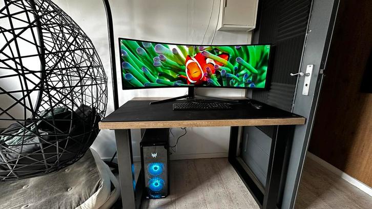 Samsung Odyssey G9 QLED gaming, Computers en Software, Monitoren, Zo goed als nieuw, 201 Hz of meer, DisplayPort, HDMI, Gaming