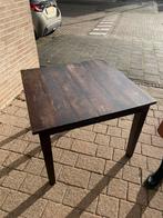 Twee mooie identieke tafeltjes. Handgemaakt., Huis en Inrichting, Ophalen, Gebruikt, 50 tot 100 cm, Vierkant