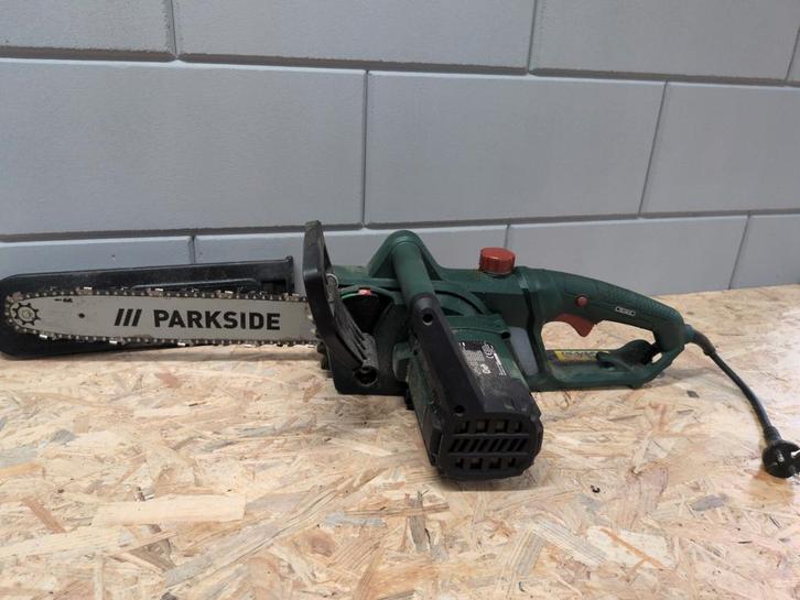 Parkside PKS 1600 B2 Kettingzaag - Elektrisch, Tuin en Terras, Bladblazers, Gebruikt, Handgedragen, Elektrisch, Ophalen