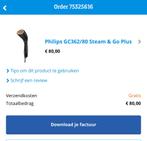 Philips Steam & Go plus, Witgoed en Apparatuur, Strijkijzers en Strijkplanken, Ophalen of Verzenden