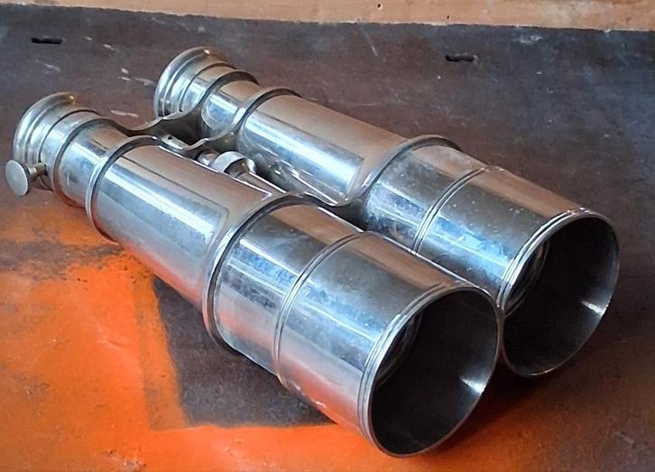 Verrekijker. Verchroomd/silverplated. 12.5/20.5 cm., Audio, Tv en Foto, Optische apparatuur | Verrekijkers, Zo goed als nieuw