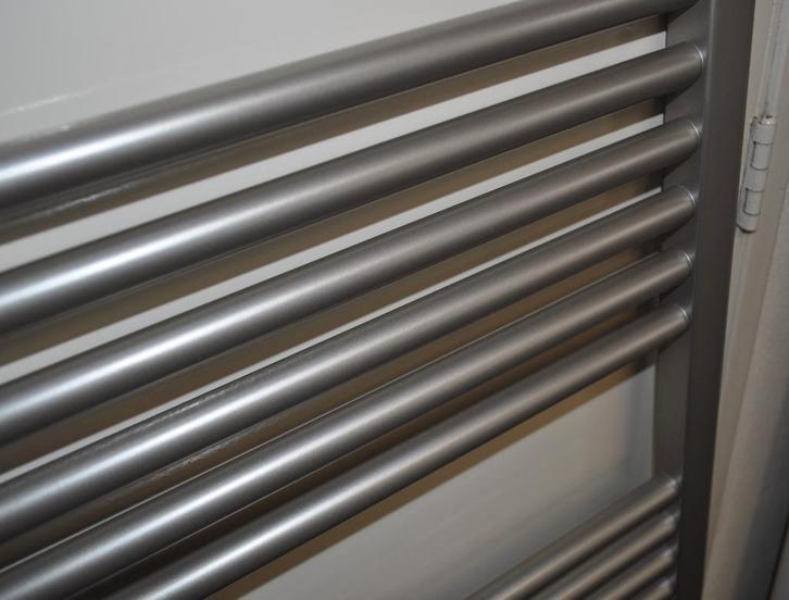 Design radiator 60 x 120 cm – inox/look NIEUW, Doe-het-zelf en Verbouw, Verwarming en Radiatoren, Nieuw, Radiator, 800 watt of meer