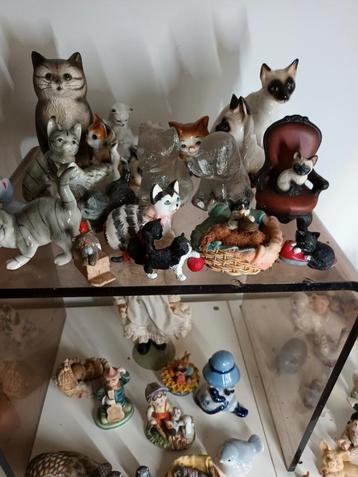 Beeldjes Collectie: Poesen, Honden & Diverse Dieren beschikbaar voor biedingen