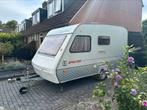 Beyerland 375B incl stapelbed, voortent, luifel en aanbouw, Caravans en Kamperen, Caravans, Schokbreker, 75 kg, Treinzit, Particulier