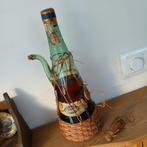 Decoratieve Chianti Fles met Mand, Gebruikt, Overige kleuren, 50 tot 75 cm, Ophalen of Verzenden