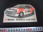 sticker marlboro renault clio cup - auto rally, Ophalen, Zo goed als nieuw