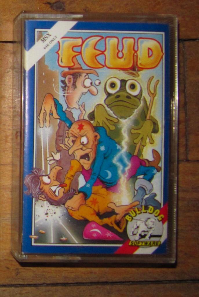 Msx Cassette Tape Spel FEUD, Computers en Software, Vintage Computers, Ophalen of Verzenden