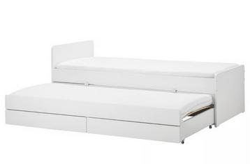 SLÄKT ikea 1 persoons bed met onderbed