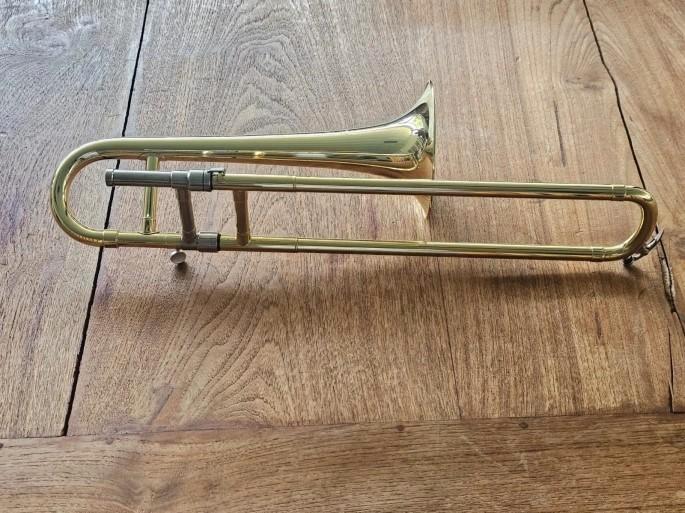 Jupiter JST-314 Bb Slide Trumpet / Soprano Trombone, Muziek en Instrumenten, Blaasinstrumenten | Trombones, Zo goed als nieuw