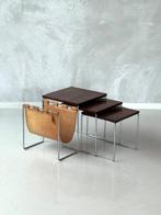 Brabantia bijzettafels vintage mimiset design lectuurrek, Ophalen, Gebruikt