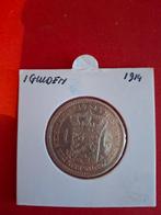 Zilveren Wilhelmina Gulden 1914 - Prachtig!, Ophalen of Verzenden