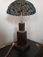 Murano Vintage glazen bol lamp, Gebruikt, Vintage, Ophalen of Verzenden, Glas