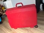 Rode Samsonite Koffer met Wieltjes, Gebruikt, 50 tot 60 cm, Hard kunststof, 35 tot 45 cm