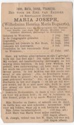 zr. Wilhelmina Bogaerts 1865 Woensel + 1897 Woensel, 31 jr, Verzamelen, Verzenden