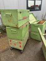 Metalen gereedschapskist gereedschapsbak opbergkist opslag, Ophalen, Gebruikt